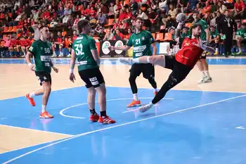 El jugador Tomás Moreira durante un partido. 