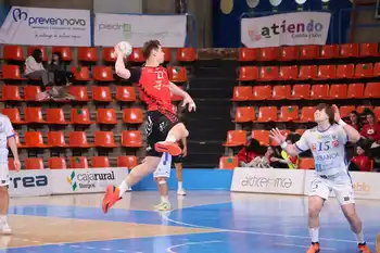 Fotografía de Fabrizio Casanova durante el partido contra Cisne