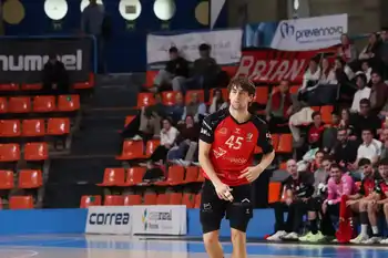 El jugador Brian Estébanez durante un partido de la temporada