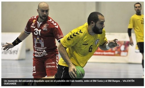 Sólida defensa del BM Soria para ganar con solvencia al UBU San Pablo