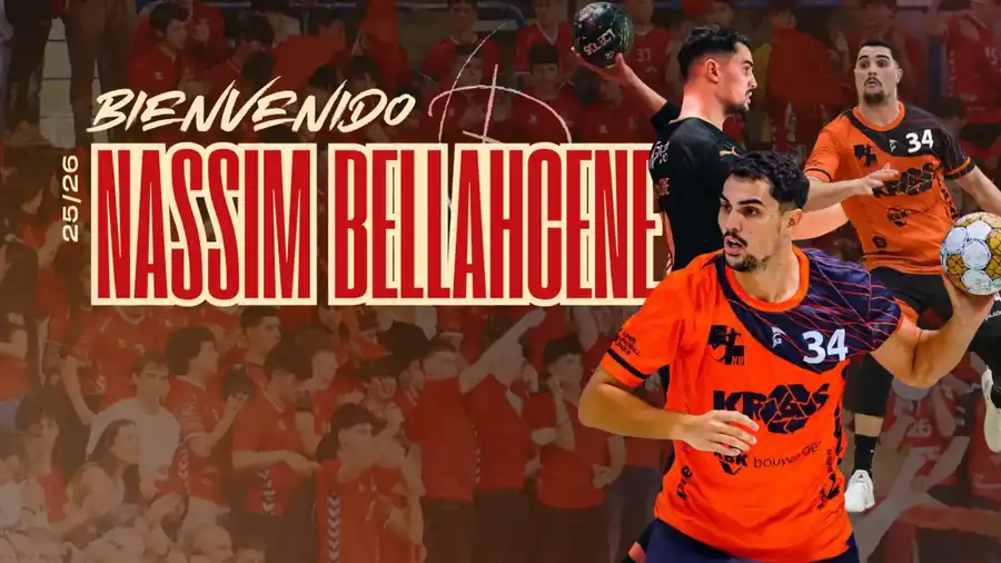 Nassim Bellahcene refuerza el lateral derecho del Club Balonmano Burgos