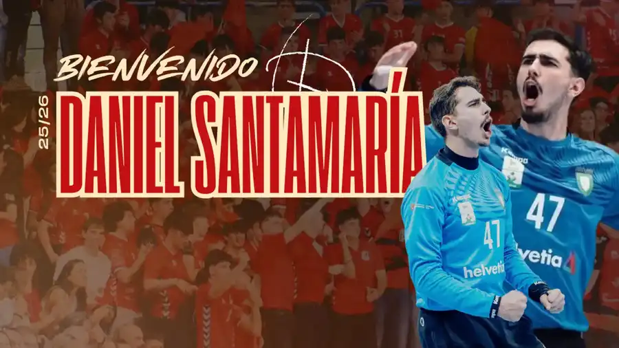 Daniel Santamaría, bajo palos del Club Balonmano Burgos