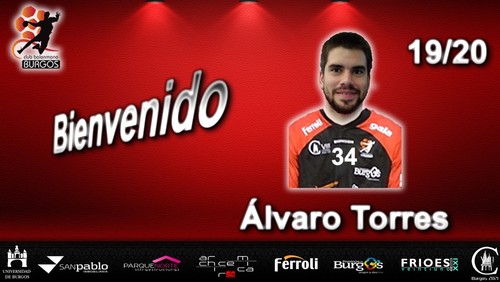Alvaro Torres completa la plantilla del Balonmano Burgos