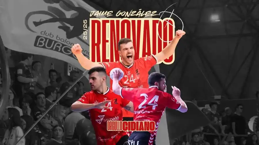 Jaime González renueva con el Club Balonmano Burgos