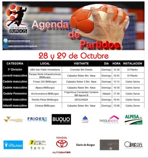 Agenda 28 y 29 de Octubre